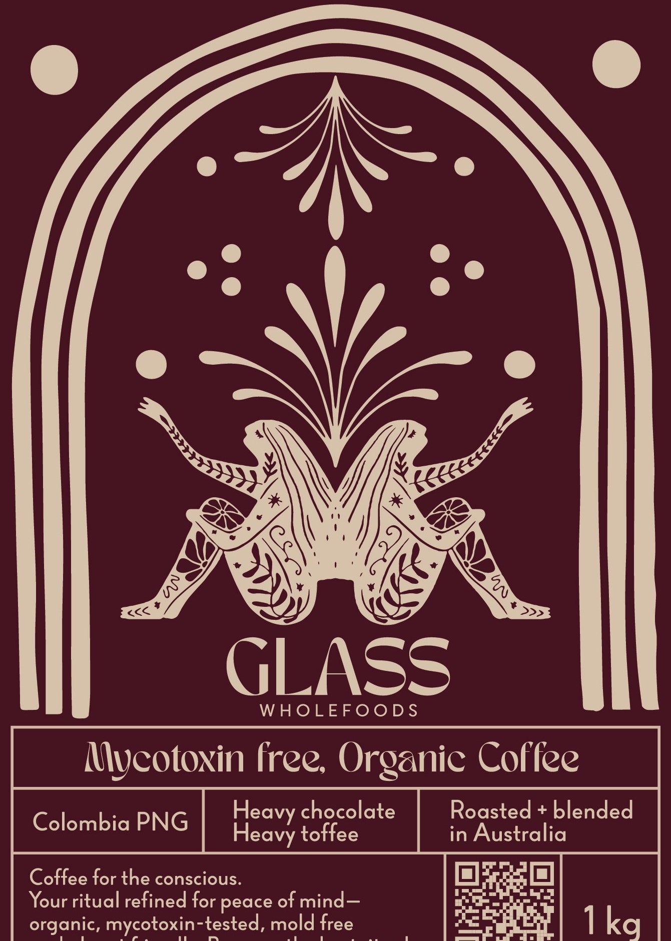 Mycotoxin free organic coffee 1Kg