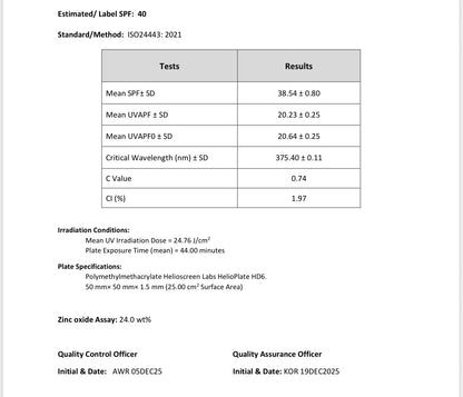 Tallow Zinc Your Sun Ritual Balm
