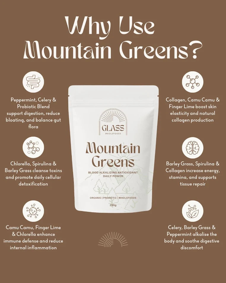 Why use Mountain Greens natural pre- and probiotics Powder